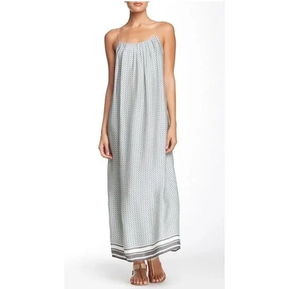 Vince Silk Long Dress Multicolor Size Small - Picture 1 of 4